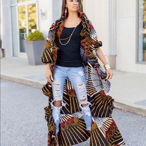 African Print Duster !
